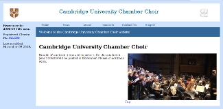Chamber choir screenshot