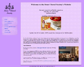 Choral society screenshot